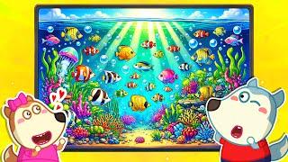 Lycan and Ruby Build a Secret Aquarium  Cartoons for Kids | LYCAN - Arabic