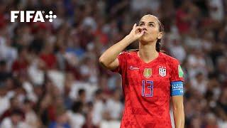 Alex Morgan's Goal & Tea Celebration Against England