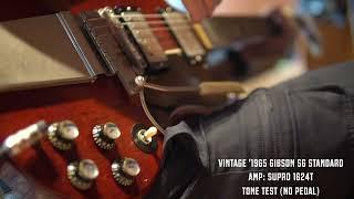 Vintage！Perfect Guitar！’1965 SG Standard Tone Test～