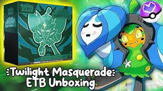 TWILIGHT MASQUERADE ETB Unboxing! | Pokemon Trading Card Game Elite Trainer Box and Booster Opening