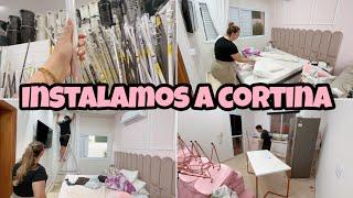 INSTALAMOS A CORTINA | PEQUENAS MUDANÇAS NA COZINHA | Tayane Silvia