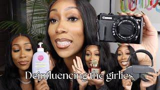 DEINFLUENCING THE GIRLS MY FAVORITE ITEMS EVER | CANON G7x, AIRPOD MAX, IPAD, YOUTUBE FAVORITES