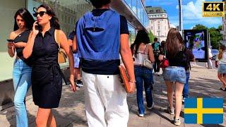 Stockholm, Sweden  |  HOT SUMMER DAY | CITY CENTER - 4K