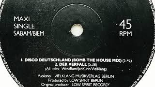 WestBam • Disco Deutschland (Bomb The House Mix) (1988)