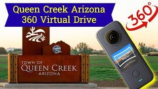 Queen Creek Arizona Driving Tour in Full 360 | How is Driving in Queen Creek