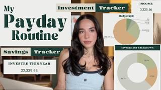 PAYDAY ROUTINE    how I manage, invest, save, and spend my money