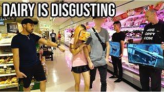 Disturbed shoppers face the reality of dairy