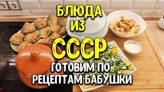 МЕНЮ для семьи ПО СОВЕТСКИМ РЕЦЕПТАМ / Селедка олимпийская, овощные котлеты Анастасия Латышева