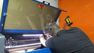 Installing the Lightburn 8MP camera into our OMTECH Laser Cutter