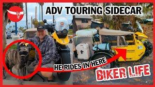 ADVENTURE TOURING SIDECAR MOTORCYCLE - Around the World ADV Tour with the Dog! Biker Life Episode #2