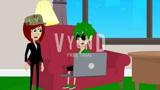 Caillou deletes AlonsoOfVyond17's merch and gets grounded