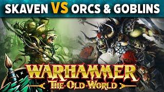 Skaven vs Orc & Goblin Tribes   Warhammer The Old World Live Battle Report