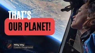 "That’s OUR planet!" — Emily Calandrelli, NS-28 Astronaut