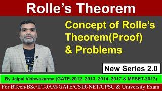 Rolle's Theorem II Differential Calculus II Lecture--4 II #differentialcalculas #engineeringmaths