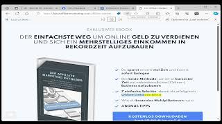 Der Affiliate Marketing Ratgeber. EXKLUSIVES EBOOK. DER EINFACHSTE WEG UM ONLINE GELD ZU VERDIENEN..