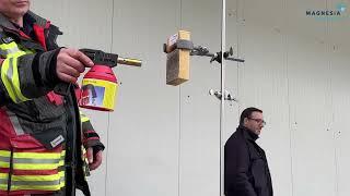 Brandschutz Expo | Flammtest | Werkstück 1