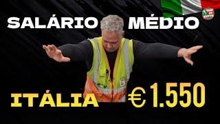 Salario medio na Italia de 1550 €