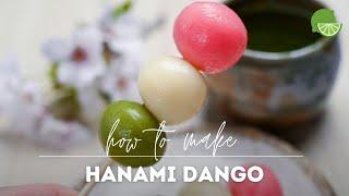 Hanami Dango Recipe from Scratch (with Tofu)