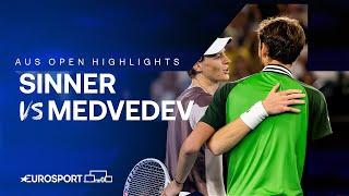 Jannik Sinner v Daniil Medvedev | Final | Extended Australian Open 2024 Highlights 