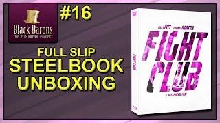 Fight Club FilmArena Black Barons Collection #16 Full Slip Blu-ray SteelBook Unboxing