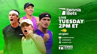 Tennis Bets Live - US Open Quarterfinal Gambling Show