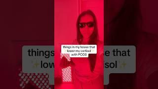 Things in my house that help lower cortisol with PCOS  #pcos