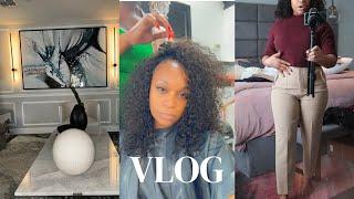 NIGHT LIVING ROOM TOUR! + EVERYTHING IS FALLING APART! + ZARA WORK PANTS! + COOK WITH ME! + ULA HAIR