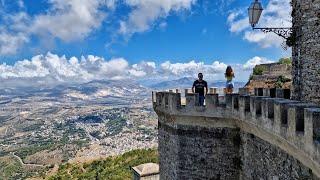 Walking in Erice, Sicily, Italy [4K]