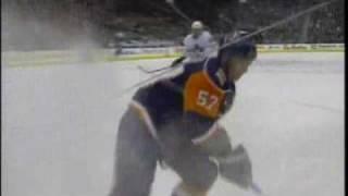 Luke Schenn Destroys Jon Sim