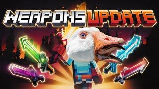 Minecraft Weapons Update Gameplay