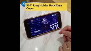 iPhone 11-16 Back Case Protective Cover  Magnetic 360° Ring Holder