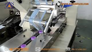 ATM 250B CE approval automatic stainless steel 304 cake/ biscuit/ egg roll wrapping packing machine