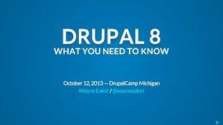 Drupal 8: What You Need To Know