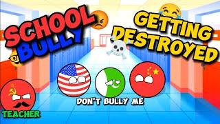 China and USA bullying school  [Funny ] || Countryballs in school @Random_Comparison