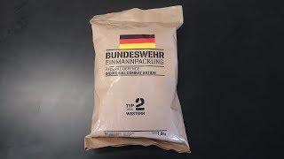 Tasting 2018 German MRE (Meal Ready to Eat)