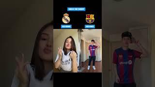 HALA MADRID Vs VISCA BARÇA #shorts #dance #music  #halamadrid #viscabarça #laliga