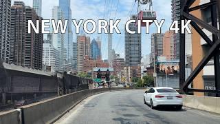 New York City 4K - Driving Downtown - Ambient Drive TV