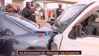 How 10 cars collided in a crash on the Adenta Madina road following a Hyundai Kia's brake failure