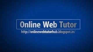 Online Web Tutor Channel Trailer @Profotech Solutions