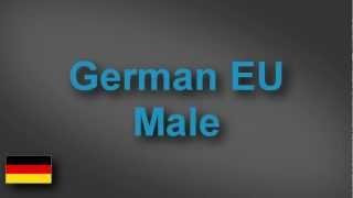 Native German EU Male Voice Over Demo-reel