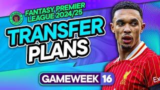 MY FIRST FPL GW16 TRANSFER PLANS ️ 1 Transfer Confirmed!  | Fantasy Premier League Tips 2024/25