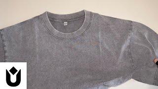 Concept Collective 230gsm Heavy Loose Fit T Shirt Unboxing (Washed Grey) [#ASMR]