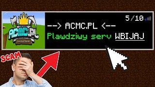 GŁUPIA PODRÓBKA MOJEGO SERWERA MINECRAFT ACMC.PL