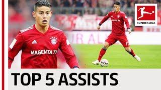 James Rodriguez - Top 5 Assists