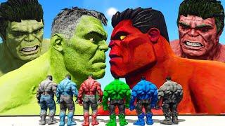 World War Hulk SMASH | Hulk vs Red Hulk vs Blue Hulk vs Grey Hulk - What If