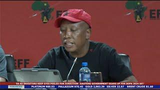 SOWETO TV NEWS | EFF PRESIDENT JULIUS MALEMA BRIEFS THE MEDIA FOLLOWING THE PARTY’S MANIFESTO LAUNCH