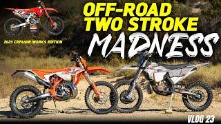 OFF-ROAD TWO STROKE MADNESS! - DIRT BIKE VLOG 23