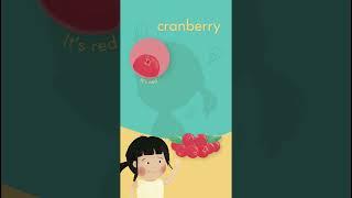 Cranberry |  Fruits Vocabulary | Learn English with Cici’s Monster Friends