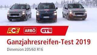 Der ACE Autoclub Ganzjahresreifen Test 2019. Sommerreifen vs. Winterreifen vs. Allwetterreifen.