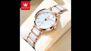 OLEVS 5877 Ladies Watch || Easy Shopping Zone || Bangla Watch Tutorial ||